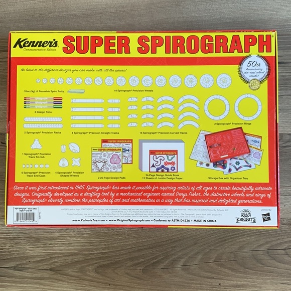 Kenner's Super Spirograph Plus 50th Anniversary Commemorative Edition Kenner - Picture 3 of 7